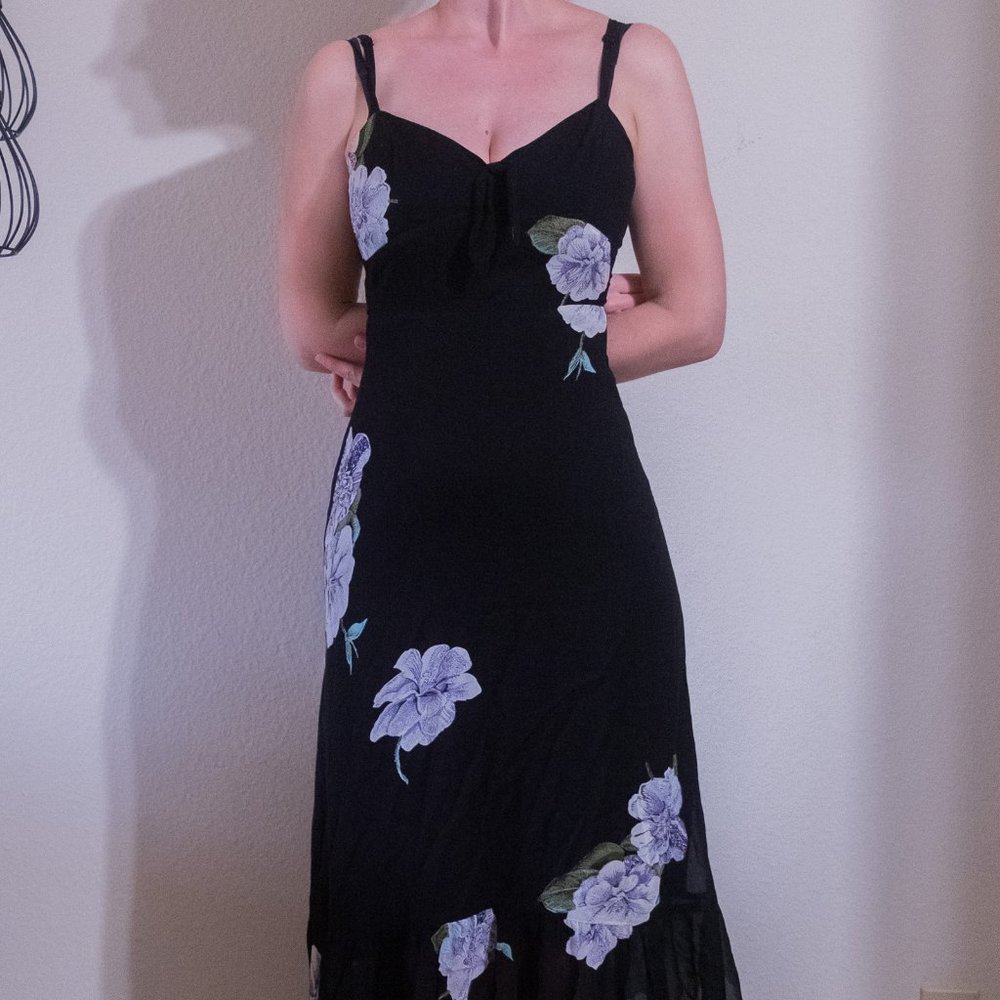 Reformation Natalie Midi Floral Dress